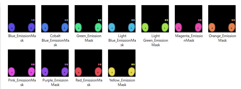 【ミルティナ専用】Milltina Simple Eyetexture Set【11 Pattern】