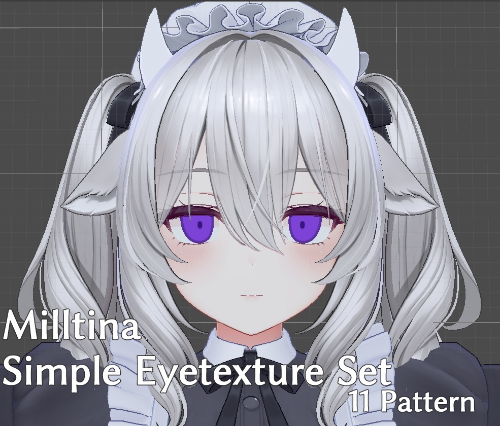 【ミルティナ専用】Milltina Simple Eyetexture Set【11 Pattern】