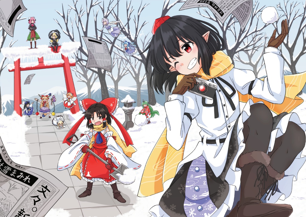 2024年カレンダー「第百三十九季 文々。新聞友の会カレンダー」