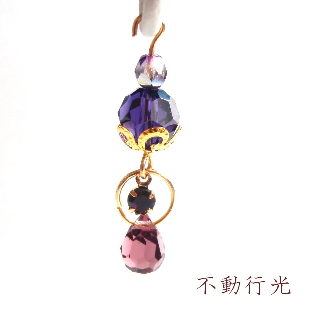 刀剣乱舞 織田組 へし切長谷部 宗三左文字 薬研藤四郎 不動行光 イメージ スワロフスキー チェコドロップ 片耳 ピアス イヤリング