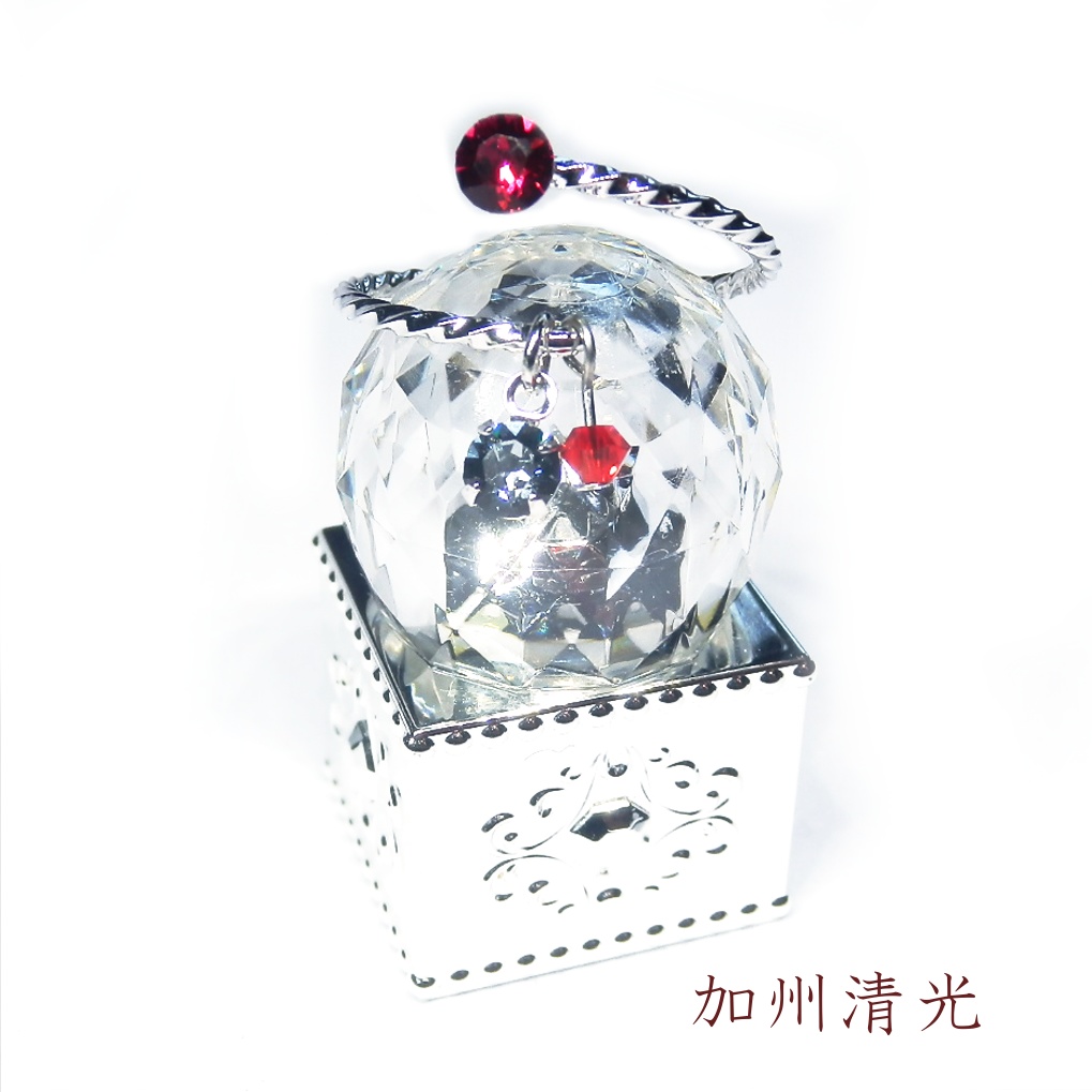 刀剣乱舞 沖田・土方組 加州清光 大和守安定 和泉守兼定 堀川国広 イメージ スワロフスキー リング 指輪