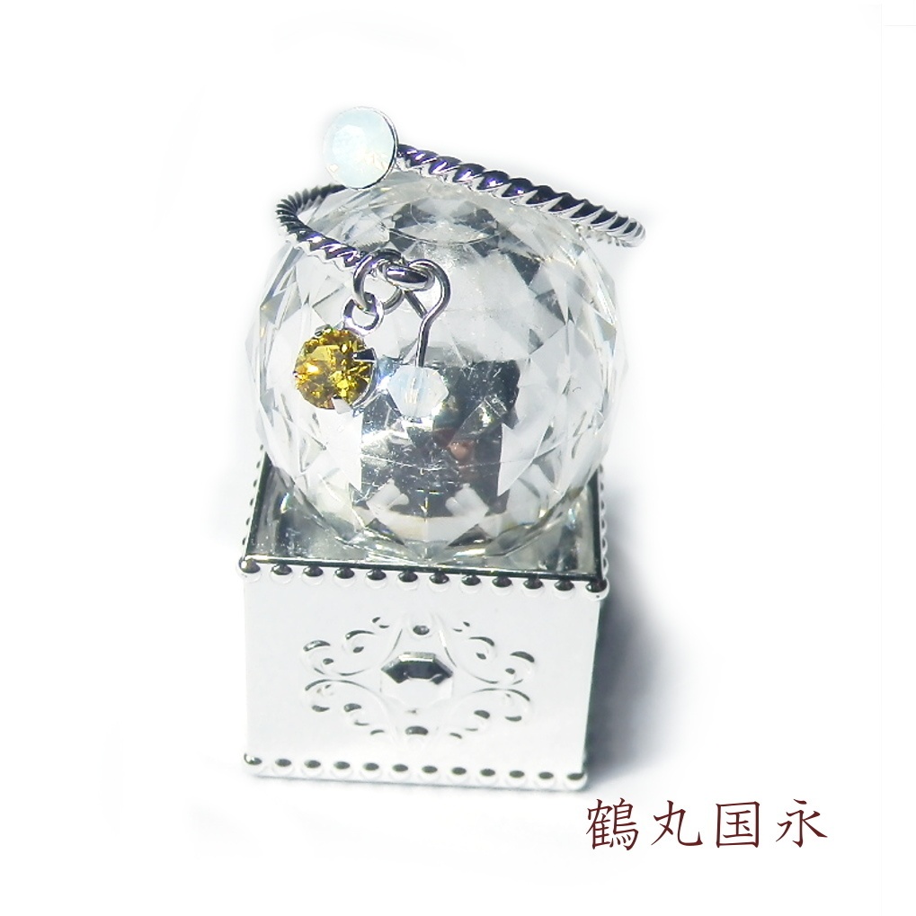 刀剣乱舞 伊達組 鶴丸国永 燭台切光忠 大倶利伽羅 太鼓鐘貞宗 イメージ スワロフスキー リング 指輪