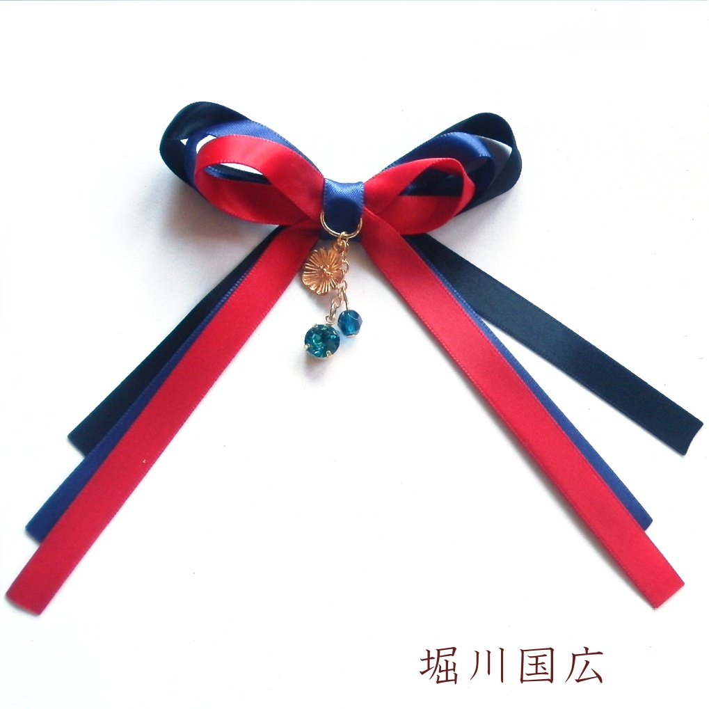 刀剣乱舞 国広三兄弟 山姥切国広 堀川国広 山伏国広 イメージ スワロフスキー さくら リボン ポニーフック ヘアゴム