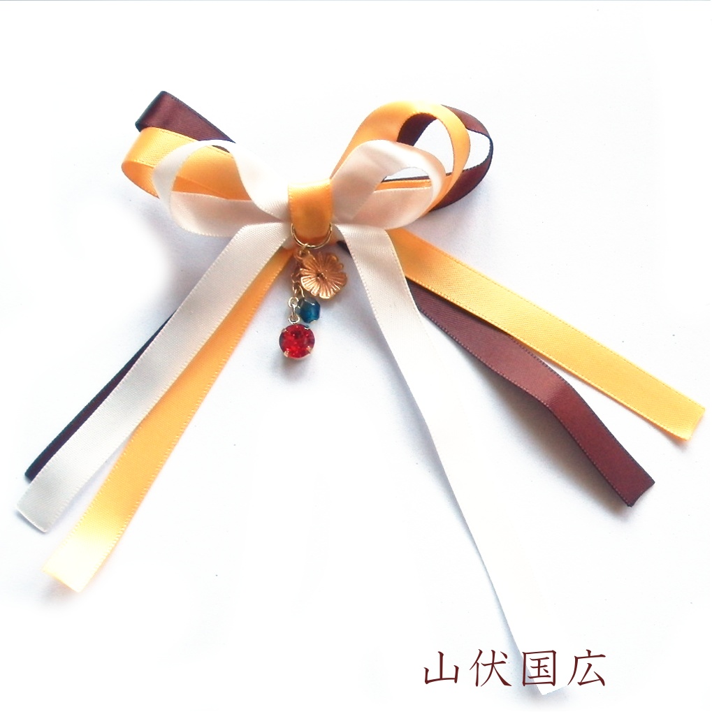 刀剣乱舞 国広三兄弟 山姥切国広 堀川国広 山伏国広 イメージ スワロフスキー さくら リボン ポニーフック ヘアゴム