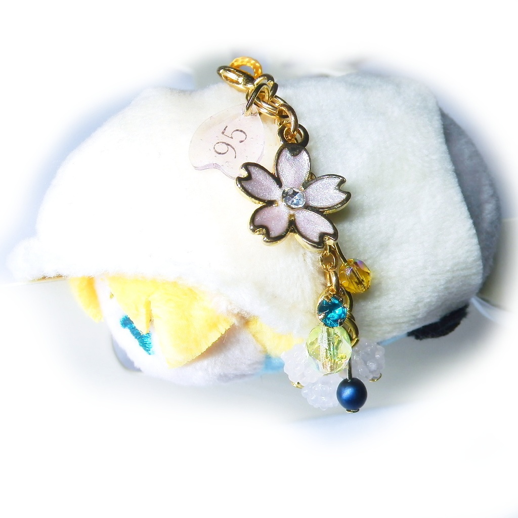 刀剣乱舞 三名槍 御手杵 日本号 蜻蛉切 イメージ 根兵糖 こんぺいとう 白 さくら ストラップ キーホルダー