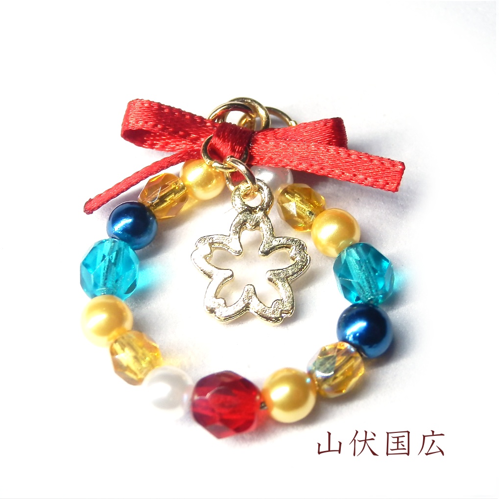 刀剣乱舞 国広三兄弟 山姥切国広 堀川国広 山伏国広 イメージ さくら リ-ス ストラップ キーホルダー