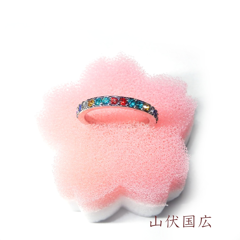 刀剣乱舞 誓約(うけい)の結び 国広三兄弟 山姥切国広 堀川国広 山伏国広 イメージ スワロフスキー リング 指輪