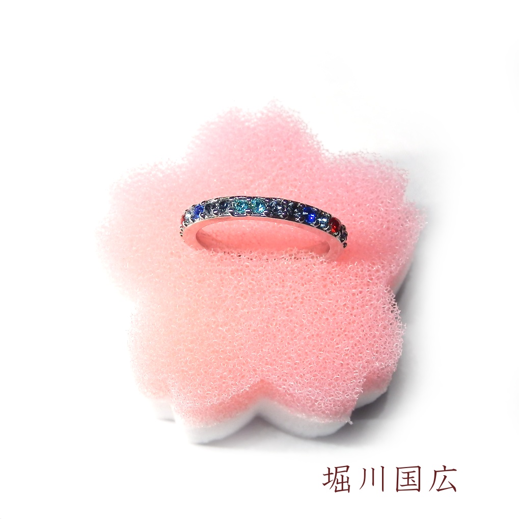 刀剣乱舞 誓約(うけい)の結び 国広三兄弟 山姥切国広 堀川国広 山伏国広 イメージ スワロフスキー リング 指輪