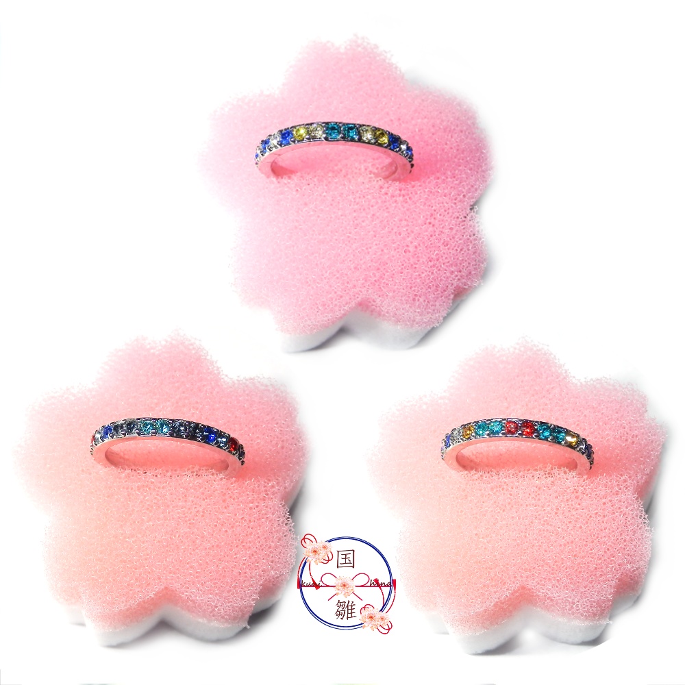 刀剣乱舞 誓約(うけい)の結び 国広三兄弟 山姥切国広 堀川国広 山伏国広 イメージ スワロフスキー リング 指輪