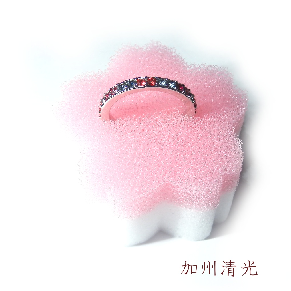 刀剣乱舞 誓約(うけい)の結び 初期刀 沖田・土方組 兼定 イメージ スワロフスキー リング 指輪