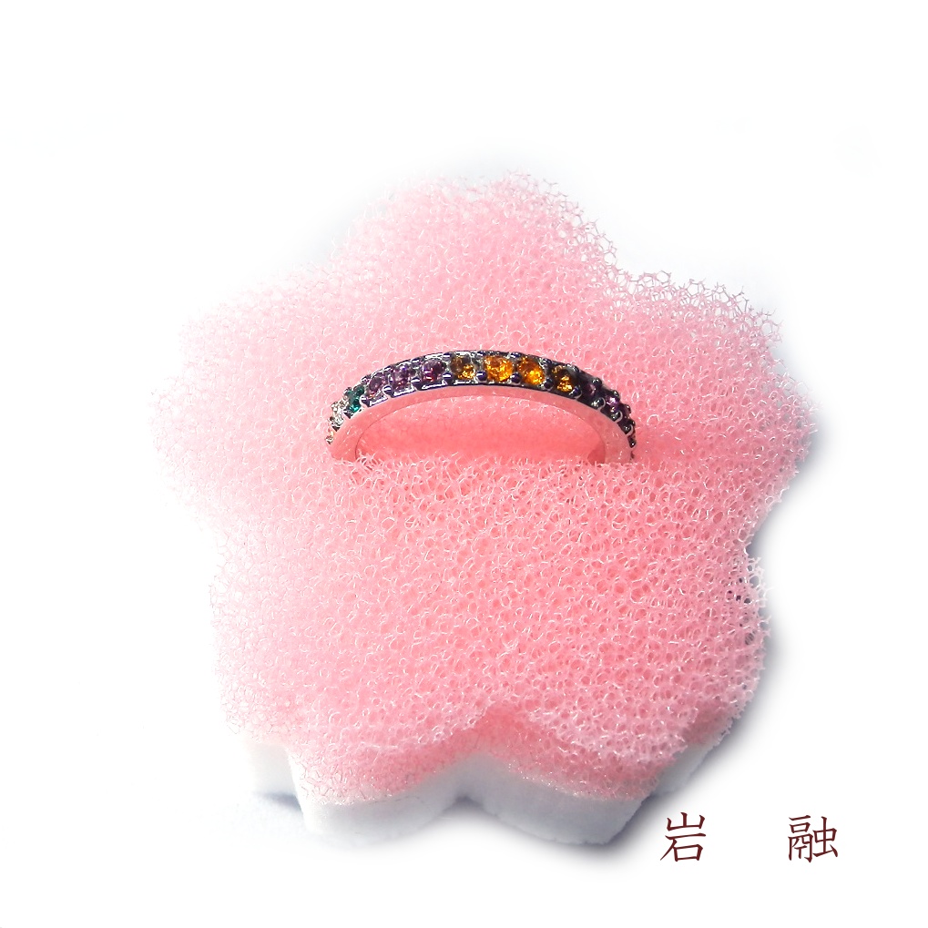 刀剣乱舞 誓約(うけい)の結び 三条 三日月宗近 小狐丸 石切丸 今剣 岩融 イメージ スワロフスキー リング 指輪