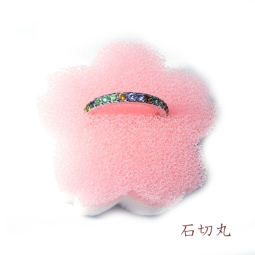 刀剣乱舞 誓約(うけい)の結び 三条 三日月宗近 小狐丸 石切丸 今剣 岩融 イメージ スワロフスキー リング 指輪