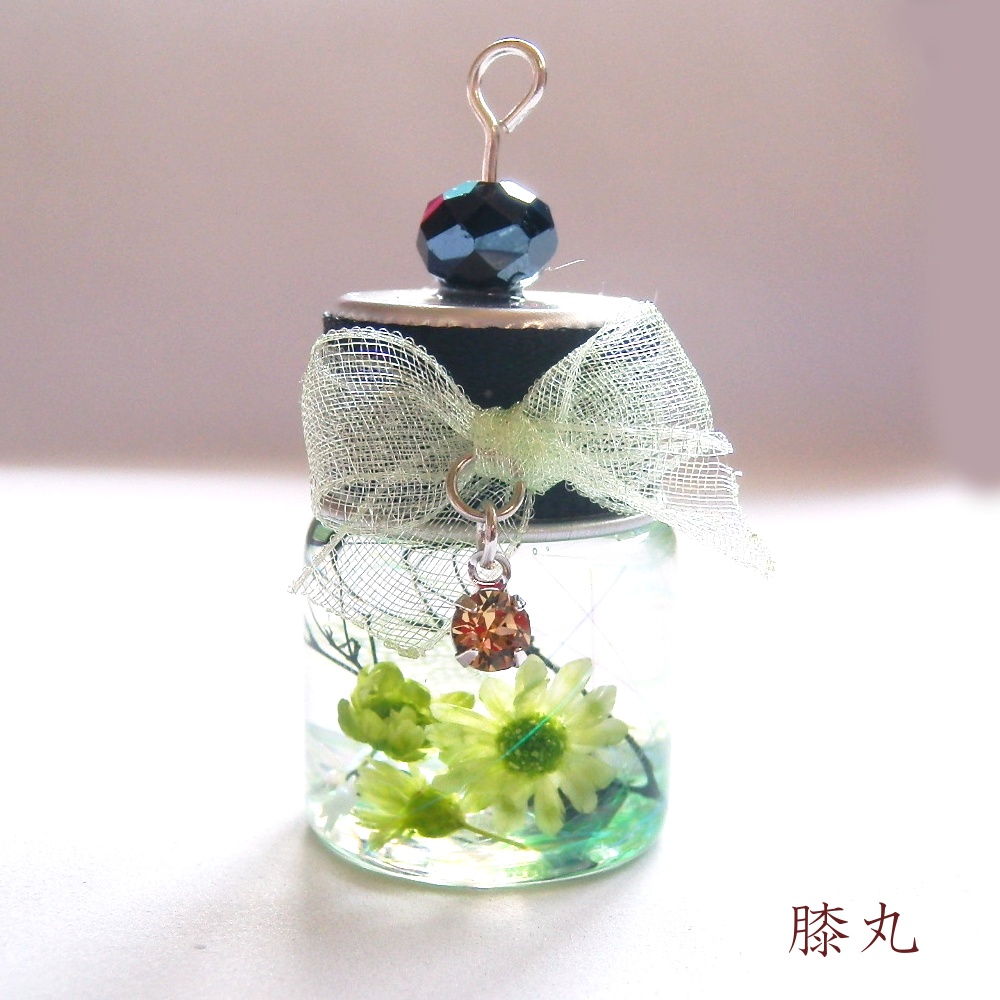 刀剣乱舞 源氏 髭切 膝丸 イメージ 刀花水宮 ハーバリウム ストラップ キーホルダー