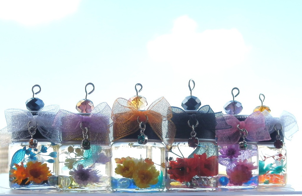 刀剣乱舞 粟田口 白山吉光 鳴狐 イメージ 刀花水宮 ハーバリウム ストラップ キーホルダー