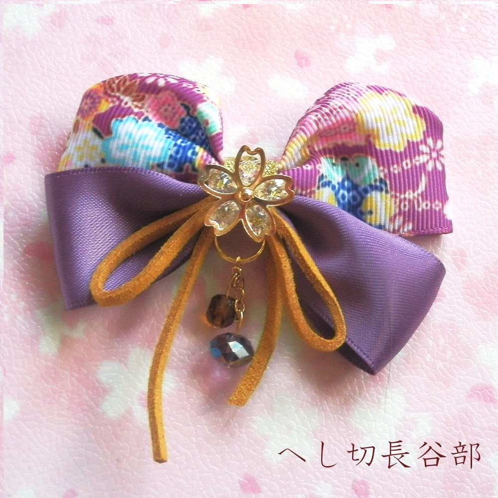 刀剣乱舞 イメージ さくらのかけら 和風 ヘアクリップ ヘアゴム