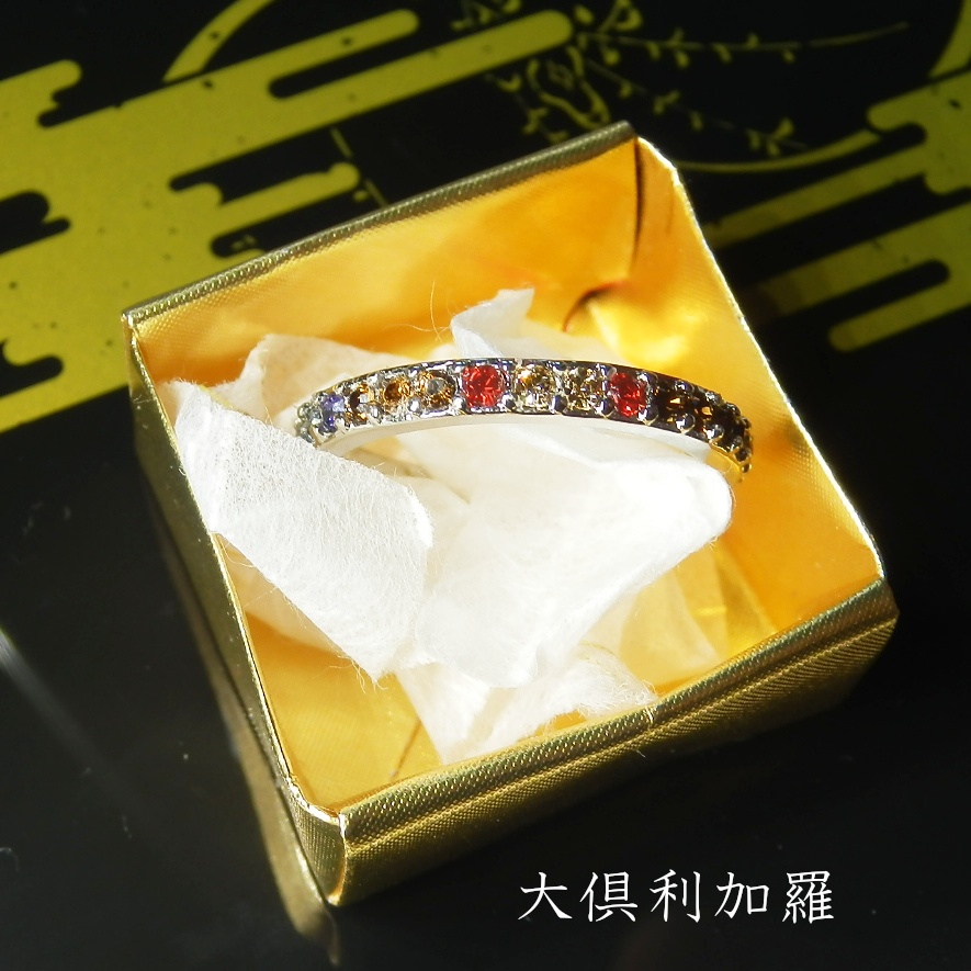 刀剣乱舞 誓約(うけい)の結び 織田組 伊達組 へし切長谷部 薬研藤四郎 不動行光 鶴丸国永 燭台切光忠 大倶利伽羅 太鼓鐘貞宗 イメージ スワロフスキー リング 指輪