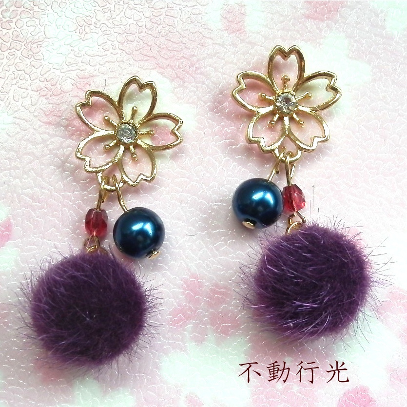 刀剣乱舞 織田組 伊達組 源氏 不動行光 薬研藤四郎 へし切長谷部 鶴丸国永 燭台切光忠 太鼓鐘貞宗 大倶利伽羅 髭切 膝丸 イメージ さくらふわふわ ピアス イヤリング ネックレス