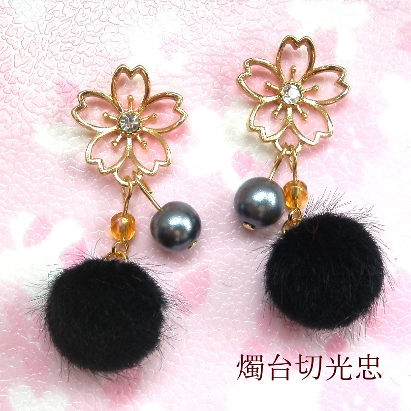 刀剣乱舞 織田組 伊達組 源氏 不動行光 薬研藤四郎 へし切長谷部 鶴丸国永 燭台切光忠 太鼓鐘貞宗 大倶利伽羅 髭切 膝丸 イメージ さくらふわふわ ピアス イヤリング ネックレス