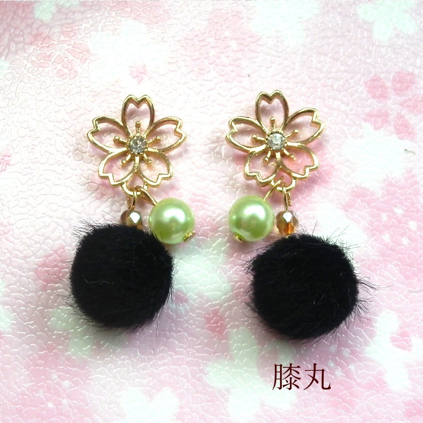 刀剣乱舞 織田組 伊達組 源氏 不動行光 薬研藤四郎 へし切長谷部 鶴丸国永 燭台切光忠 太鼓鐘貞宗 大倶利伽羅 髭切 膝丸 イメージ さくらふわふわ ピアス イヤリング ネックレス