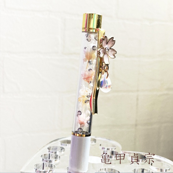 刀剣乱舞 織田組 伊達組 粟田口 貞宗 刀花水宮 さくらぺん ハーバリウム ボールペン 替芯付き