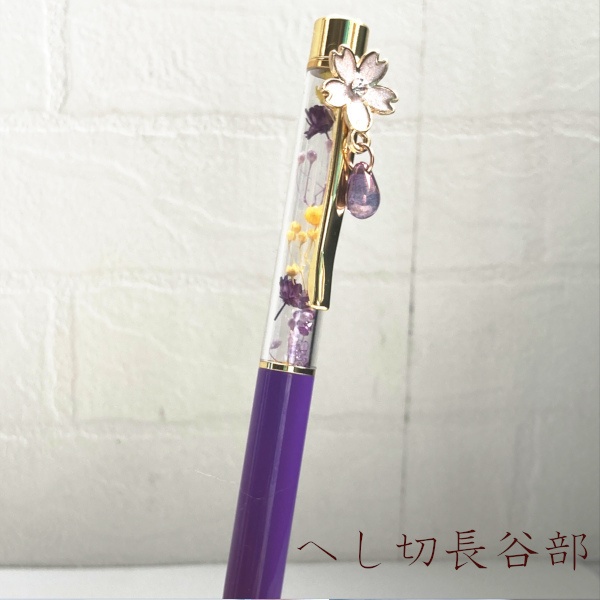 刀剣乱舞 織田組 伊達組 粟田口 貞宗 刀花水宮 さくらぺん ハーバリウム ボールペン 替芯付き