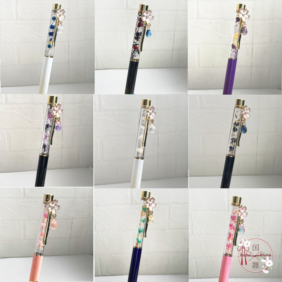 刀剣乱舞 織田組 伊達組 粟田口 貞宗 刀花水宮 さくらぺん ハーバリウム ボールペン 替芯付き