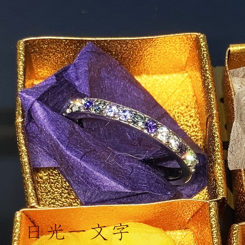 刀剣乱舞 誓約(うけい)の結び 福岡一文字 南泉一文字 山鳥毛 日光一文字 一文字則宗 イメージ スワロフスキー リング 指輪