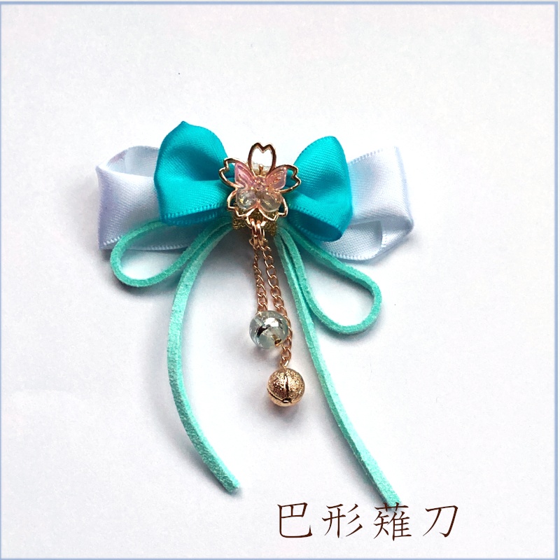 刀剣乱舞 粟田口 一期一振 乱藤四郎 五虎退 白山吉光 信濃藤四郎 鬼丸国綱 薙刀 巴形薙刀 静型薙刀 イメージ 蝶りぼん飾りだま ヘアアクセサリー 和風 ヘアクリップ ヘアゴム ポニーフック