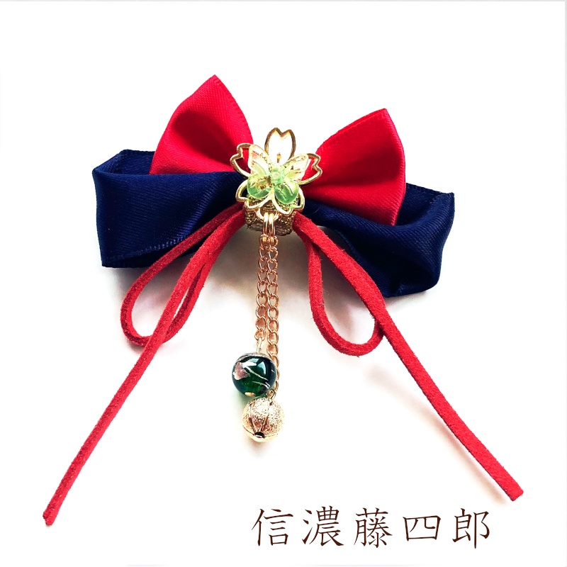 刀剣乱舞 粟田口 一期一振 乱藤四郎 五虎退 白山吉光 信濃藤四郎 鬼丸国綱 薙刀 巴形薙刀 静型薙刀 イメージ 蝶りぼん飾りだま ヘアアクセサリー 和風 ヘアクリップ ヘアゴム ポニーフック