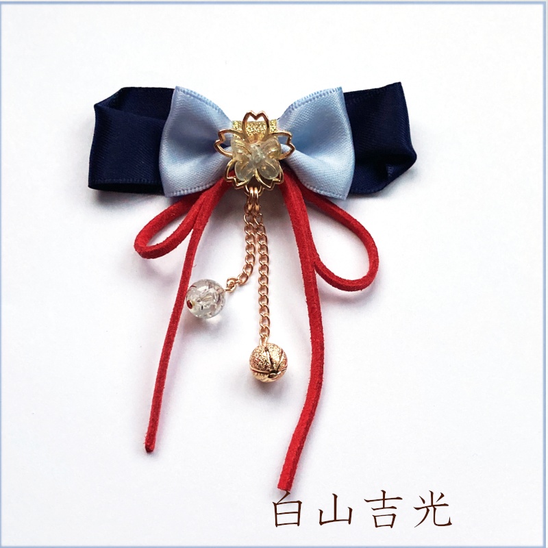 刀剣乱舞 粟田口 一期一振 乱藤四郎 五虎退 白山吉光 信濃藤四郎 鬼丸国綱 薙刀 巴形薙刀 静型薙刀 イメージ 蝶りぼん飾りだま ヘアアクセサリー 和風 ヘアクリップ ヘアゴム ポニーフック