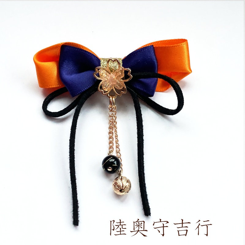 刀剣乱舞 堀川派 沖田・土方組 初期刀 山姥切国広 山伏国広 堀川国広 和泉守兼定 大和守安定 加州清光 陸奥守吉行 歌仙兼定 蜂須賀虎徹 イメージ 蝶りぼん飾りだま ヘアアクセサリー 和風 ヘアクリップ ヘアゴム ポニーフック