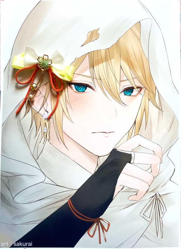 刀剣乱舞 堀川派 沖田・土方組 初期刀 山姥切国広 山伏国広 堀川国広 和泉守兼定 大和守安定 加州清光 陸奥守吉行 歌仙兼定 蜂須賀虎徹 イメージ 蝶りぼん飾りだま ヘアアクセサリー 和風 ヘアクリップ ヘアゴム ポニーフック