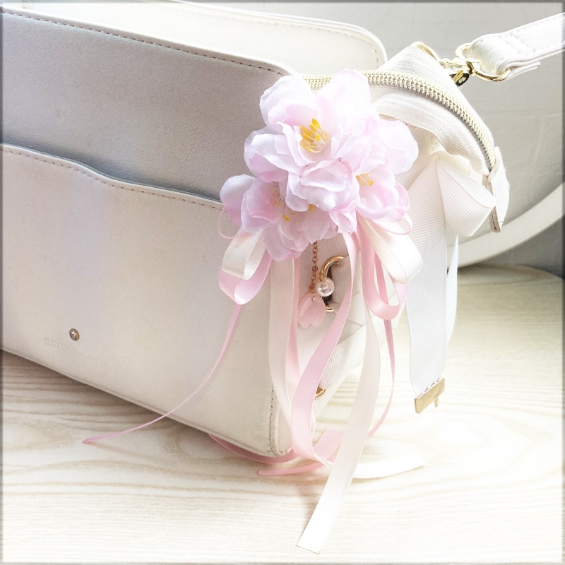 刀剣乱舞 堀川派 沖田・土方組 初期刀 源氏 山姥切国広 山伏国広 堀川国広 和泉守兼定 大和守安定 加州清光 陸奥守吉行 歌仙兼定 蜂須賀虎徹 髭切 膝丸 イメージ さくら舞う りぼん ヘアクリップ ポニーフック バッグチャーム