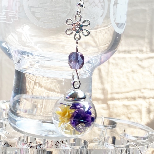 刀剣乱舞 織田組 伊達組 貞宗 粟田口 一期一振 骨喰藤四郎 鯰尾藤四郎 乱藤四郎 薬研藤四郎 へし切長谷部 不動行光 鶴丸国永 燭台切光忠 大倶利伽羅 太鼓鐘貞宗 物吉貞宗 亀甲貞宗 イメージ 刀花宮 フラワー 片耳ピアス イヤリング ネックレス