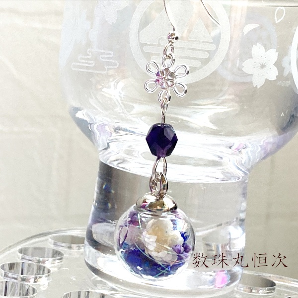 刀剣乱舞 三条 青江 三日月宗近 小狐丸 石切丸 今剣 岩融 にっかり青江 数珠丸恒次 イメージ 刀花宮 フラワー 片耳ピアス イヤリング ネックレス