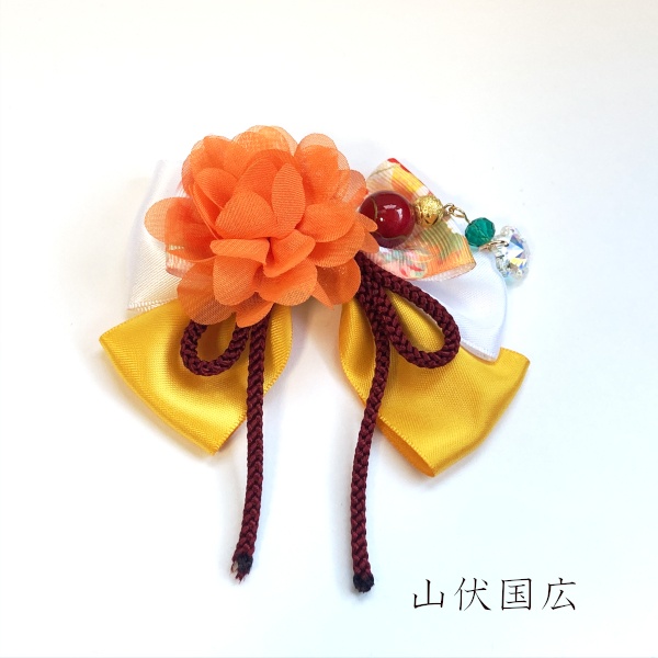 刀剣乱舞 堀川派 沖田・土方組 初期刀 はなかんざし ヘアゴム ポニーフック キーホルダー バッグチャーム