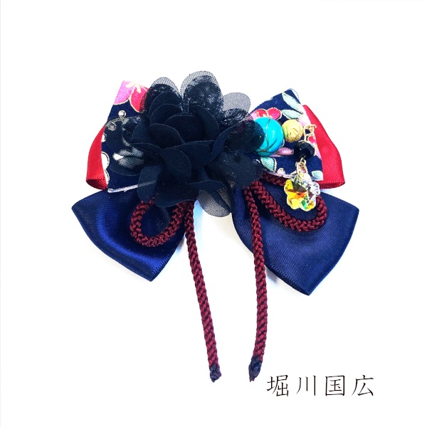 刀剣乱舞 堀川派 沖田・土方組 初期刀 はなかんざし ヘアゴム ポニーフック キーホルダー バッグチャーム