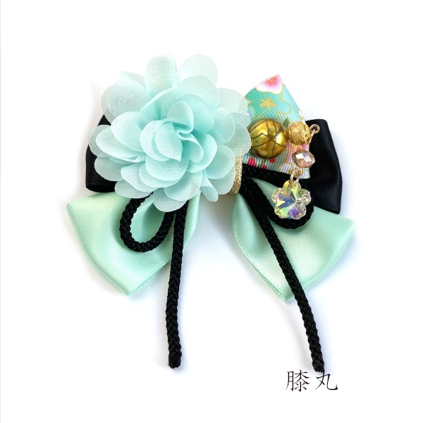 刀剣乱舞 源氏 青江 一文字 はなかんざし ヘアゴム ポニーフック キーホルダー バッグチャーム