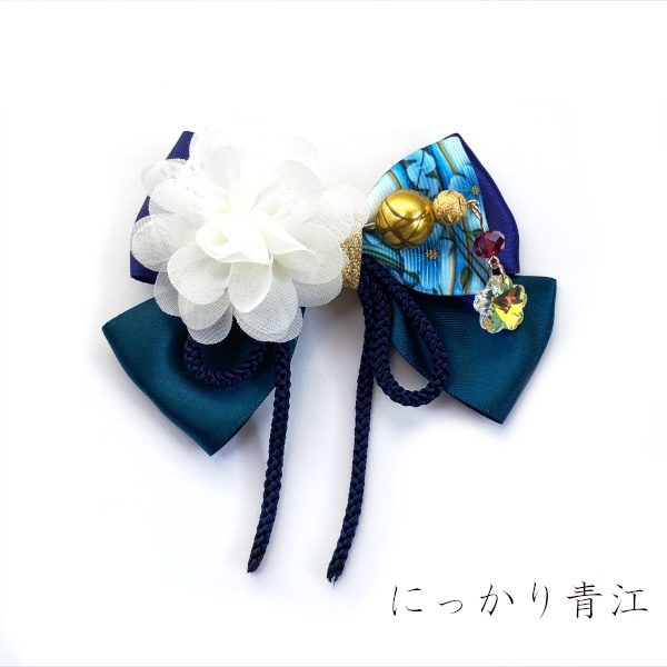 刀剣乱舞 源氏 青江 一文字 はなかんざし ヘアゴム ポニーフック キーホルダー バッグチャーム