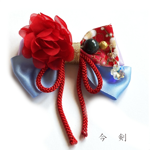 刀剣乱舞 三条 貞宗 水心子正秀 源清麿 はなかんざし ヘアゴム ポニーフック キーホルダー バッグチャーム