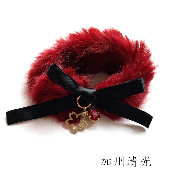 刀剣乱舞 イメージ ヘアアクセサリー ふわふぁー さくら りぼん シュシュ ヘアゴム ブレスレット