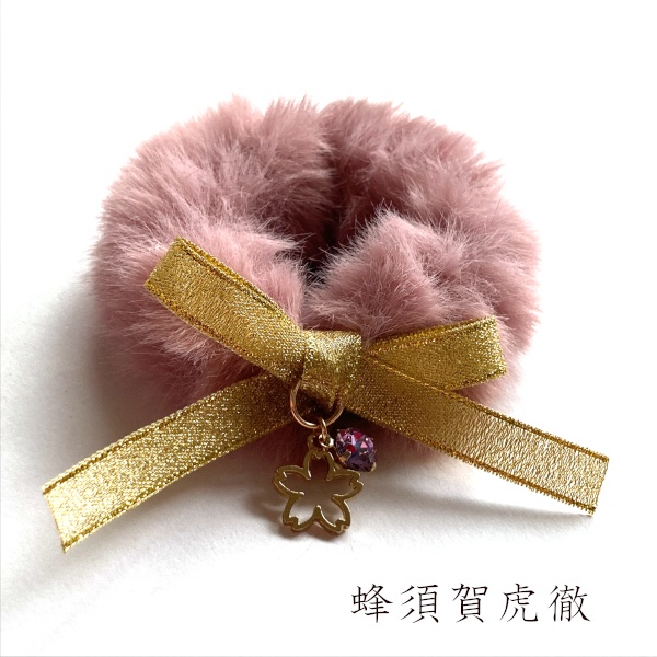 刀剣乱舞 イメージ ヘアアクセサリー ふわふぁー さくら りぼん シュシュ ヘアゴム ブレスレット