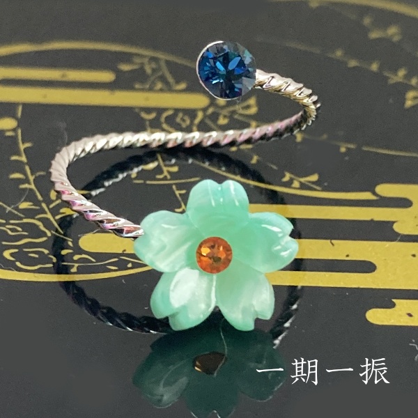 刀剣乱舞 イメージ スワロフスキー リング 指輪 さくらのしるし