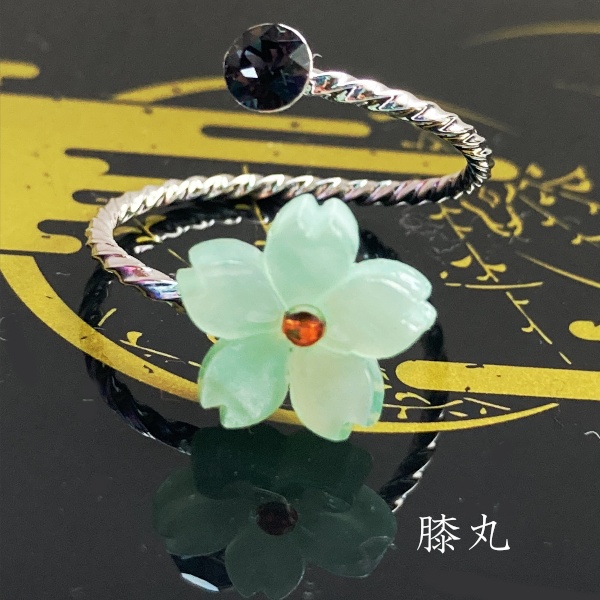 刀剣乱舞 イメージ スワロフスキー リング 指輪 さくらのしるし