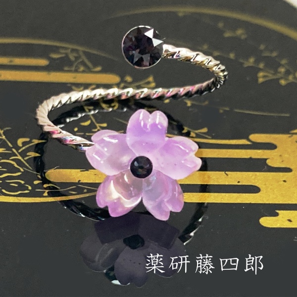 刀剣乱舞 イメージ スワロフスキー リング 指輪 さくらのしるし