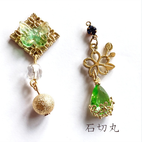 刀剣乱舞 三条 青江 織田組 伊達組 大将組 貞宗 江 来派 三名槍  イメージ アシメ ピアス イヤリング 刀露 樹脂ノンホールピアス