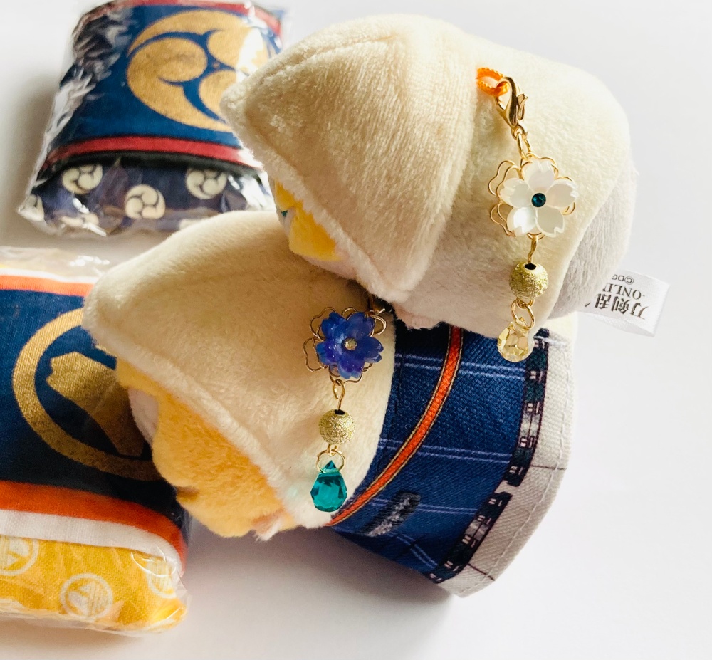 刀剣乱舞 イメージ 片耳ピアス イヤリング さくらしずく 樹脂ノンホールピアス チャーム ヘアピン