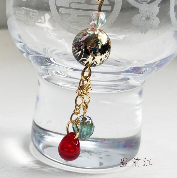 刀剣乱舞 イメージ 片耳 ピアス イヤリング 和玊ゆれる 耳飾り 樹脂ノンホールピアス