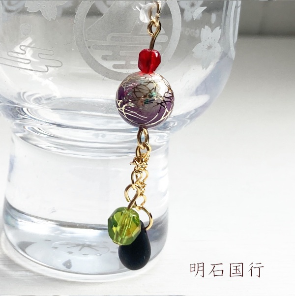 刀剣乱舞 イメージ 片耳 ピアス イヤリング 和玊ゆれる 耳飾り 樹脂ノンホールピアス