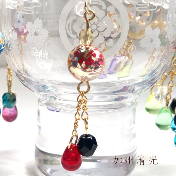 刀剣乱舞 イメージ 片耳 ピアス イヤリング 和玊ゆれる 耳飾り 樹脂ノンホールピアス